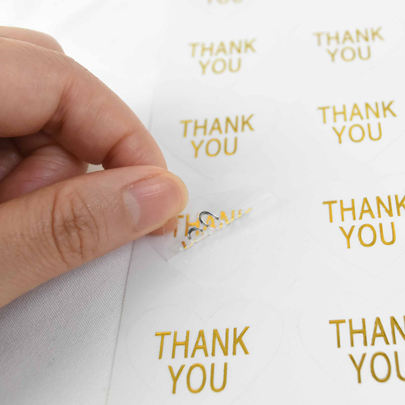 10sheets Thank You Handmade Heart Sticker Colorful Kraft Paper Sealing Label Wedding Birthday Party Gifts Box Stamping Stickers