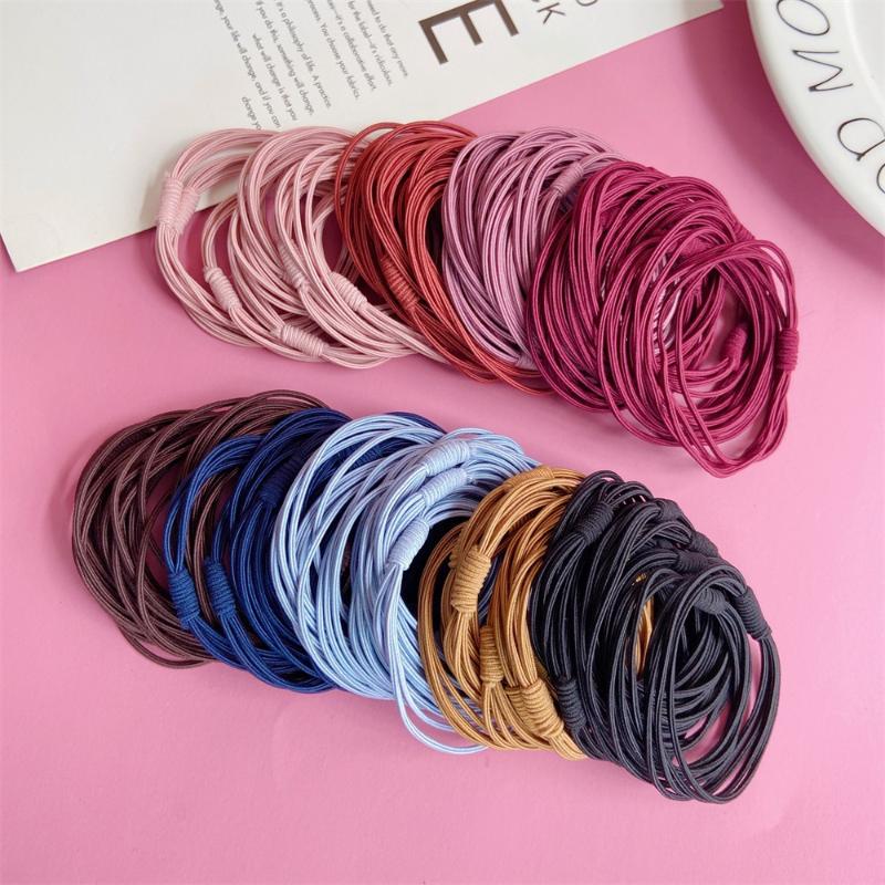R-Shining 10pcs New Three-in-one Base Hair Band Hair Rope Simple High Elasticity Tie Rubber Band Cotton Head Rope
R-Shining 10pcs New Three-in-one Base Hair Band Hair Rope Simple High Elasticity Tie Rubber Band Cotton Head Rope