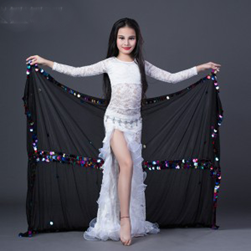 Kids/Children Belly Dance Malaya Shawl Veils hand-made sewed sequins Dancing Shawls Stage Show Props Veil Bellydance Accessory, As pic
Kids/Children Belly Dance Malaya Shawl Veils hand-made sewed sequins Dancing Shawls Stage Show Props Veil Bellydance Accessory, As pic