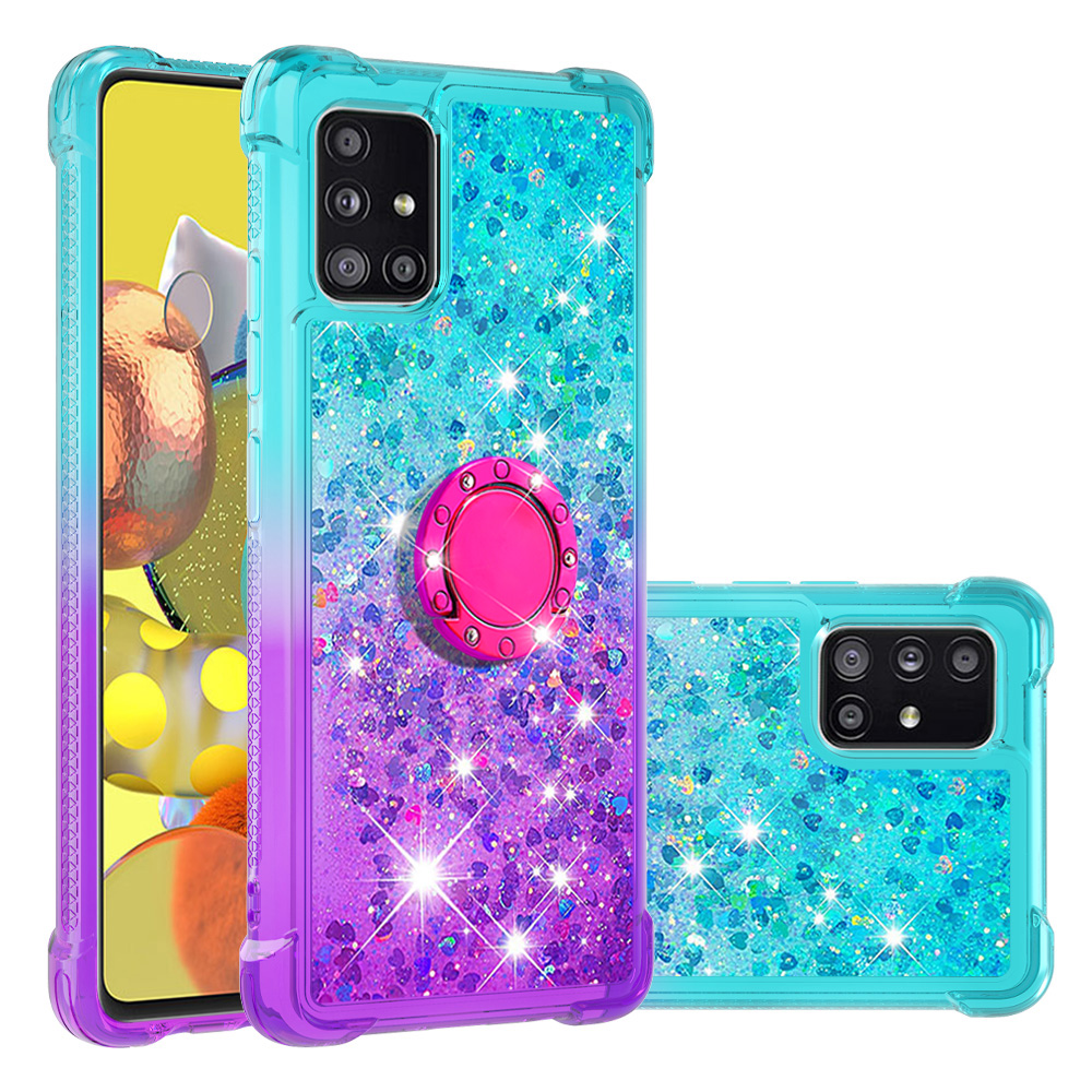A51 Airbag Design Anti-shock Case For Samsung Galaxy A51 5G Cover Dynamic Glitter Liquid Quicksand case For Galaxy A71 5G Ring Back Cover, Color 2
A51 Airbag Design Anti-shock Case For Samsung Galaxy A51 5G Cover Dynamic Glitter Liquid Quicksand case For Galaxy A71 5G Ring Back Cover, Color 2