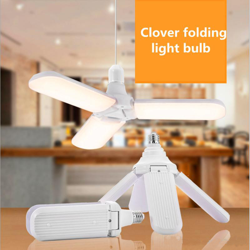 E27 LED Folding Leaf Lamp Bright Deformable Garage Lights Parking Light Fan Blade Light Bulb 30W/ 45W/ 60W
E27 LED Folding Leaf Lamp Bright Deformable Garage Lights Parking Light Fan Blade Light Bulb 30W/ 45W/ 60W