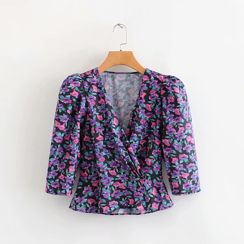 New 2020 women v neck puff sleeve flower print shirt elastic waist chic blouses women roupas femininas chemise tops LS6588, As pic ls6588tongl
New 2020 women v neck puff sleeve flower print shirt elastic waist chic blouses women roupas femininas chemise tops LS6588, As pic ls6588tongl