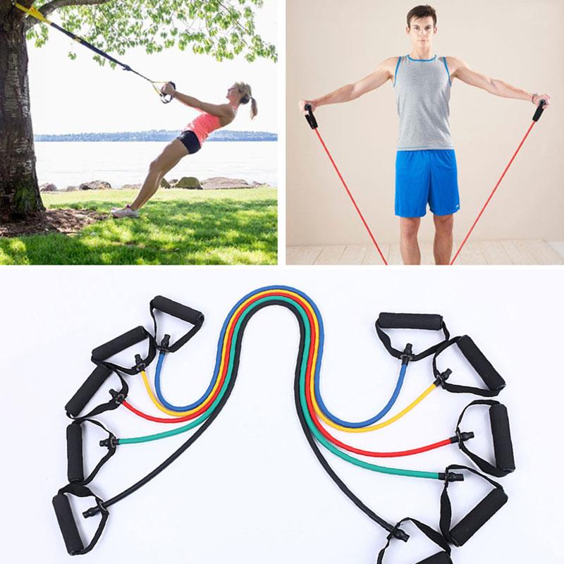 Fitness Pull Rope Chest Expander Muscle Training Equipment Removable Stretch Arm Apparatus TPE 5 Color Tension Band Puller
Fitness Pull Rope Chest Expander Muscle Training Equipment Removable Stretch Arm Apparatus TPE 5 Color Tension Band Puller