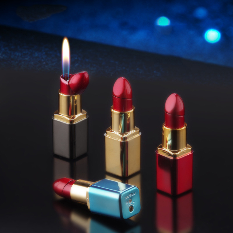 Funny Lighter Refillable Creative Lipstick Shaped Butane Gas Lighter For Women Nice Gift Cigarette Lighters
Funny Lighter Refillable Creative Lipstick Shaped Butane Gas Lighter For Women Nice Gift Cigarette Lighters