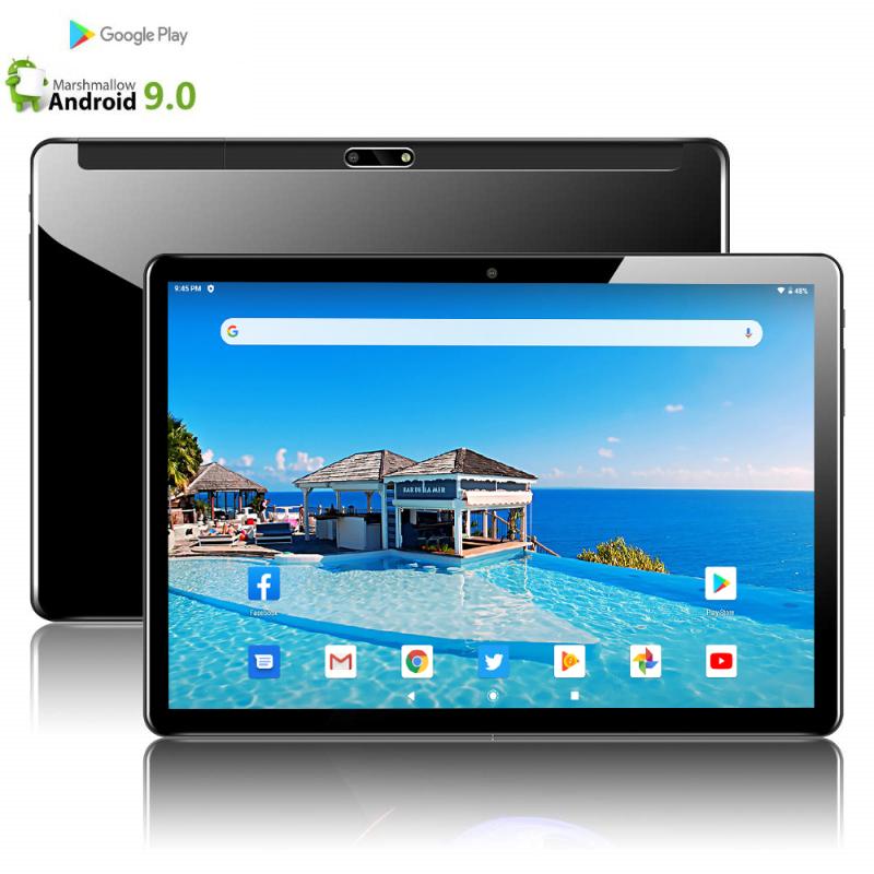 Tablets CP9 64GB ( 32GB +32GB TF Card ) Bluetooth Wifi phablet Android 9.0 10.1 inch tablet Dual SIM Card 2.5D Tablet 9 10, Black
Tablets CP9 64GB ( 32GB +32GB TF Card ) Bluetooth Wifi phablet Android 9.0 10.1 inch tablet Dual SIM Card 2.5D Tablet 9 10, Black