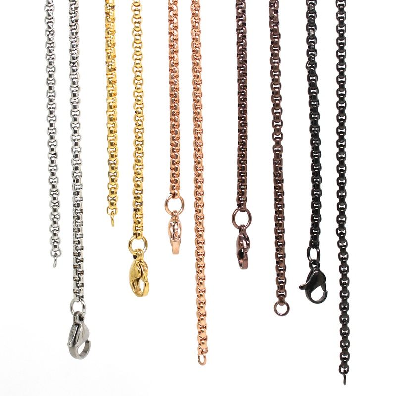 Wholesale chains! 18'',20'',24'',28'',32'' square rolo chain Stainless steel floating locket chains 2.6mm width necklace chain
Wholesale chains! 18'',20'',24'',28'',32'' square rolo chain Stainless steel floating locket chains 2.6mm width necklace chain