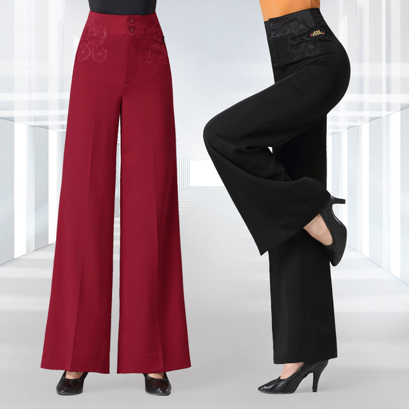 2020 New black red Ballroom Dance pants Lady's Tango Waltz Dancing costumes Women Latin Dance Competition pants
2020 New black red Ballroom Dance pants Lady's Tango Waltz Dancing costumes Women Latin Dance Competition pants