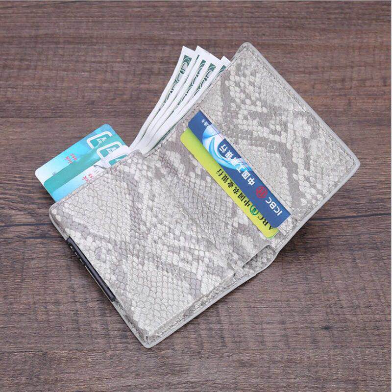 New Slim Holder Aluminium Men Women Metal Wallet for Card ID Holders Business Card Package Protector