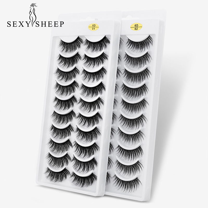 SEXYSHEEP 10 Pairs 3D Mink Eyelashes HandMade Makeup 3D Mink Lashes Natural False Eyelashes Long Extension
SEXYSHEEP 10 Pairs 3D Mink Eyelashes HandMade Makeup 3D Mink Lashes Natural False Eyelashes Long Extension