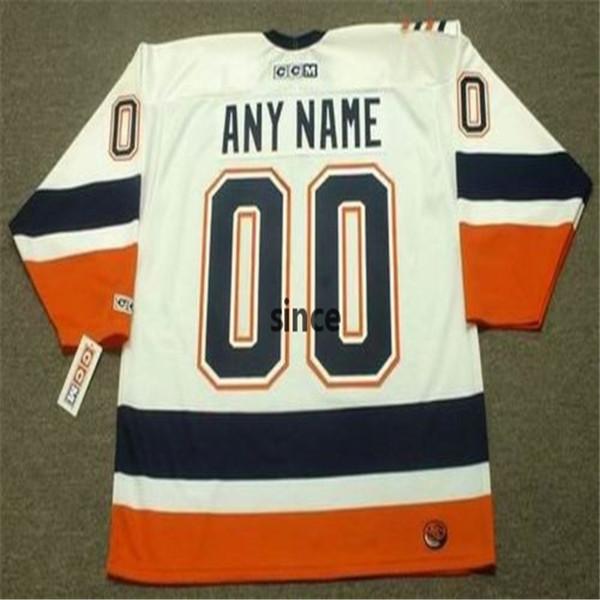 Men Women Youth NEW YORK ISLANDERS 2002 CCM Turn Back Home Customized Hockey Jersey Stitched Top-quality Any Name Any Number Goalie Cut, Custom any name any number
Men Women Youth NEW YORK ISLANDERS 2002 CCM Turn Back Home Customized Hockey Jersey Stitched Top-quality Any Name Any Number Goalie Cut, Custom any name any number