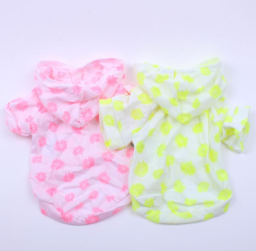New Sunscreen Dog Pet Dress Shirt Flowers Design Cat Puppy T shirt Spring/Summer Clothes Apperal, Pink
New Sunscreen Dog Pet Dress Shirt Flowers Design Cat Puppy T shirt Spring/Summer Clothes Apperal, Pink