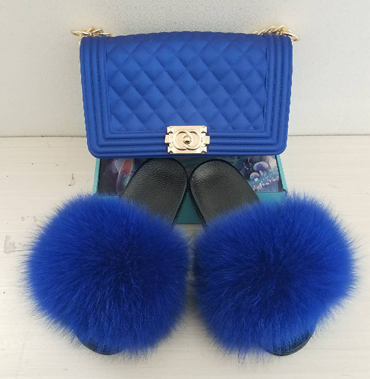 Women Summer Solid Color Fur Slippers Colorful Jelly Bag Cute Fluffy Slides Purses Sets, Brown
Women Summer Solid Color Fur Slippers Colorful Jelly Bag Cute Fluffy Slides Purses Sets, Brown