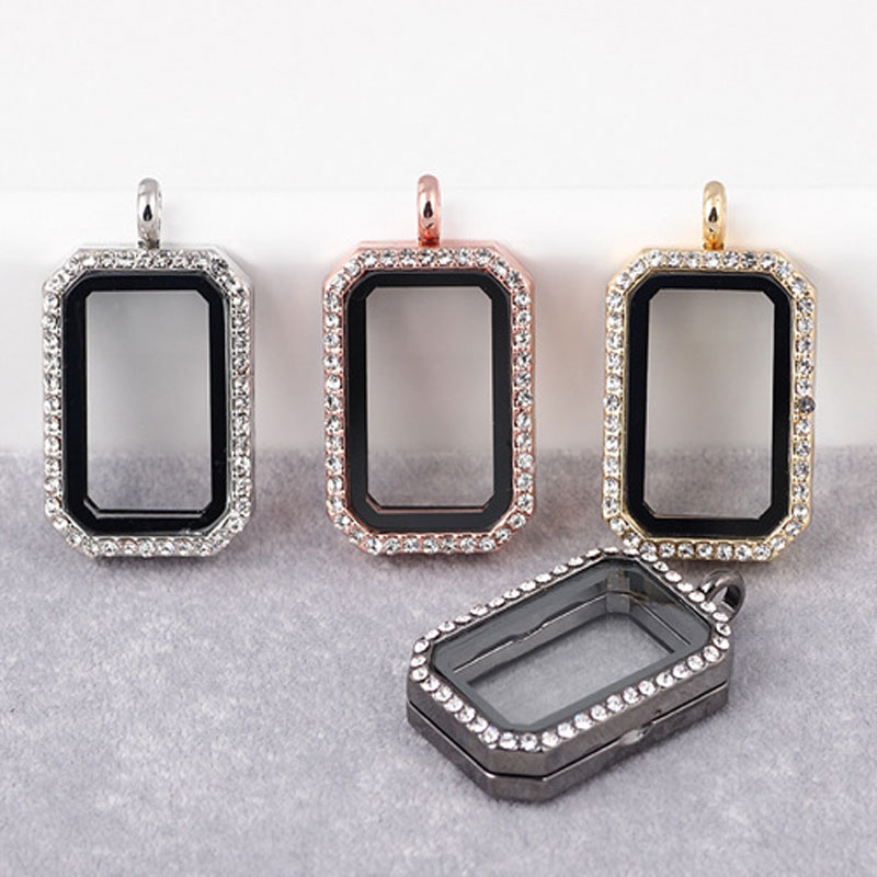 New Fashion Iced Out Crystal Floating Locket Glass Living memory Photo Locket Pendants for Women Men Necklace Jewelry
New Fashion Iced Out Crystal Floating Locket Glass Living memory Photo Locket Pendants for Women Men Necklace Jewelry