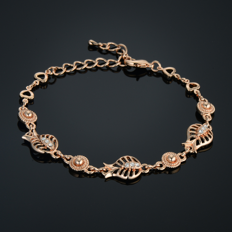 Beautiful Bracelet for Women gold Austrian Crystal CZ Fashion charm Fish Chain Bracelet Wholesale
Beautiful Bracelet for Women gold Austrian Crystal CZ Fashion charm Fish Chain Bracelet Wholesale