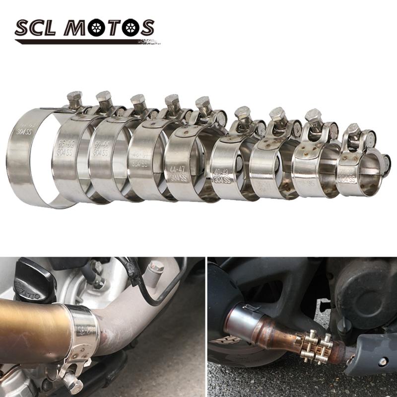 SCL MOTOS 1PC 26-63mm Motorcycle Stainless Steel Single Exhaust Pipe Clamp Clip Tube For Slip-on Type Muffler Motorbike Parts
SCL MOTOS 1PC 26-63mm Motorcycle Stainless Steel Single Exhaust Pipe Clamp Clip Tube For Slip-on Type Muffler Motorbike Parts