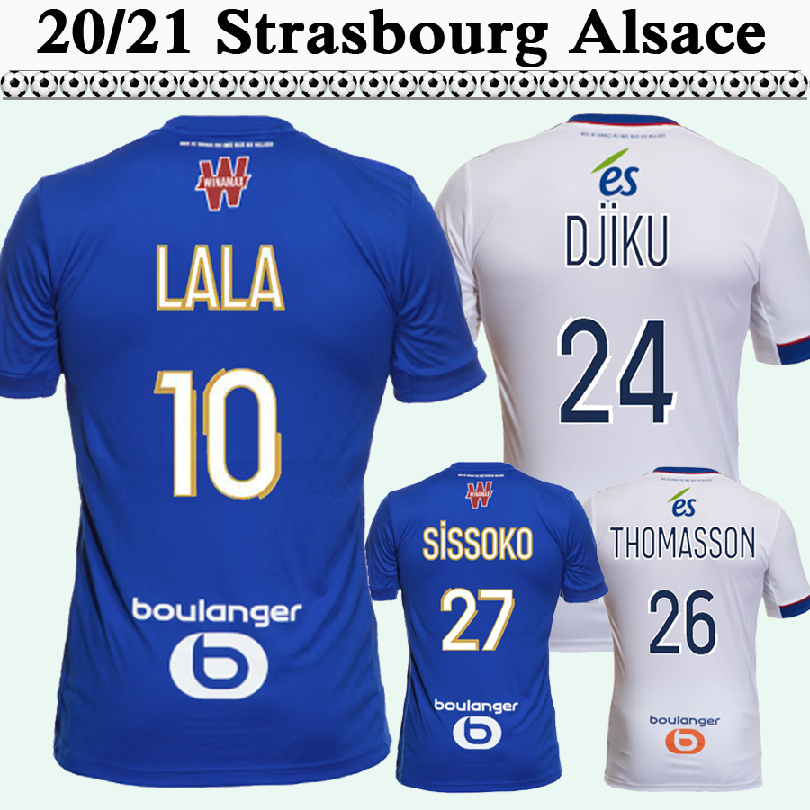 20 21 RC Strasbourg Alsace Mens Soccer Jerseys New SISSOKO DJIKU LALA MOTHIBA THOMASSON Home Blue Away White Football Shirt Short Sleeve, Qm381 2021 away ligu. 1 patch
20 21 RC Strasbourg Alsace Mens Soccer Jerseys New SISSOKO DJIKU LALA MOTHIBA THOMASSON Home Blue Away White Football Shirt Short Sleeve, Qm381 2021 away ligu. 1 patch