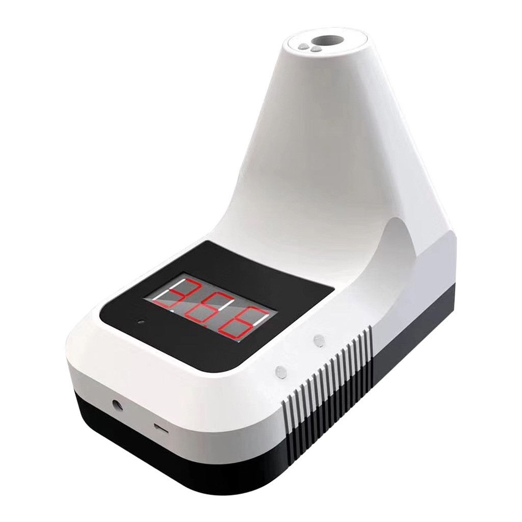 Non Contact Infrared Thermometer K3 Wall Mount Self Service Temperature Detector Automatic LCD Display Alarm Measurement