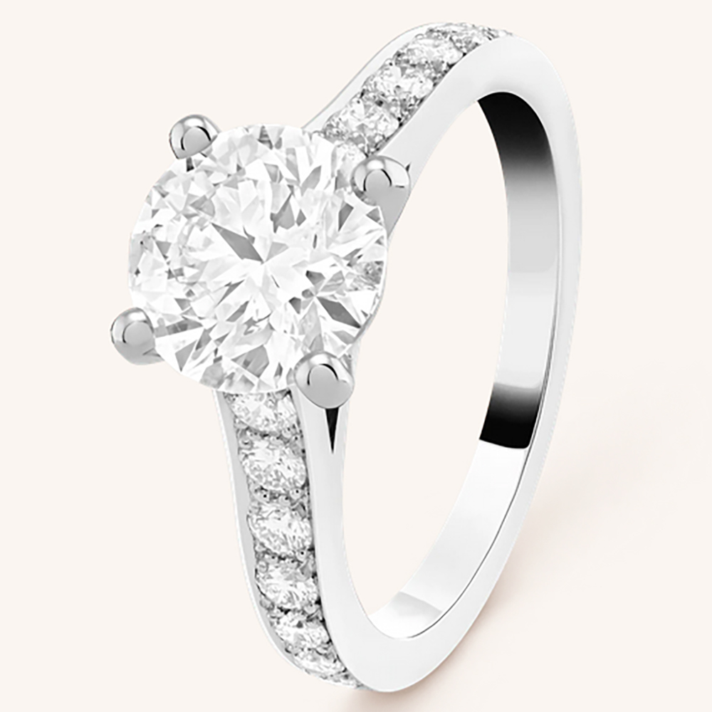 18K Au750 White Gold Ring Women Wedding Anniversary Engagement Party Ring Round Moissanite Diamond Elegant Romantic Trendy Cute
18K Au750 White Gold Ring Women Wedding Anniversary Engagement Party Ring Round Moissanite Diamond Elegant Romantic Trendy Cute