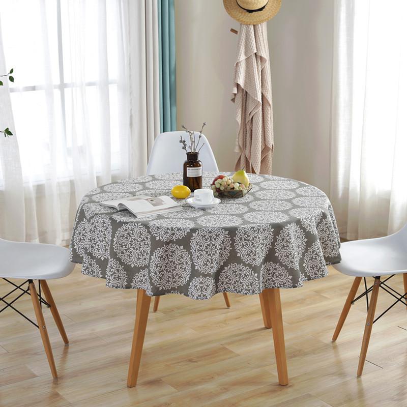 Northern Europe polyester cotton round table cloth grey retro flower cotton and printed tablecloth universal cover towel
Northern Europe polyester cotton round table cloth grey retro flower cotton and printed tablecloth universal cover towel