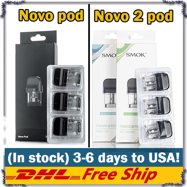 Top quanlity novo pod Novo 2 kit Replacement pods Cartridges 2ml for mok novo 2 pod Starter kit 3 pieces each pack
Top quanlity novo pod Novo 2 kit Replacement pods Cartridges 2ml for mok novo 2 pod Starter kit 3 pieces each pack