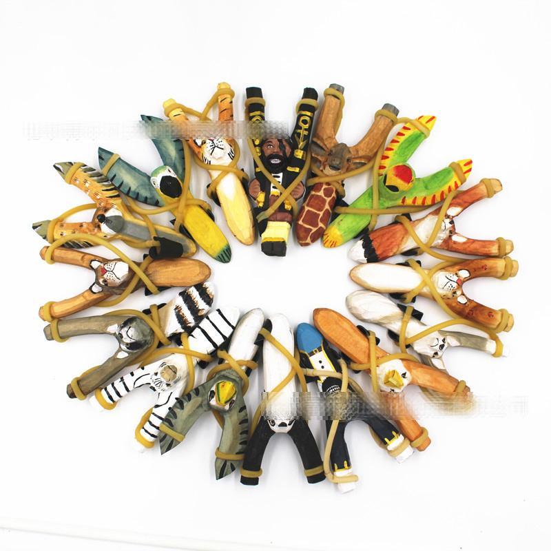 20 Style Kid Creative Wood Carving Cartoon Animal Slingshot Children Hand-Painted Wooden Slingshot Crafts Kids Gift toys
20 Style Kid Creative Wood Carving Cartoon Animal Slingshot Children Hand-Painted Wooden Slingshot Crafts Kids Gift toys