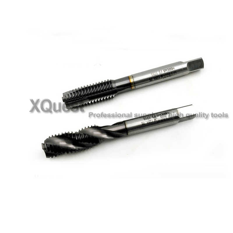 XQuest high quality HSS-CO5 spiral point tap M3 M4 M5 M6 TicN Machine Spiral Fluted taps M8 M10 M12 for Stainless die steel
XQuest high quality HSS-CO5 spiral point tap M3 M4 M5 M6 TicN Machine Spiral Fluted taps M8 M10 M12 for Stainless die steel