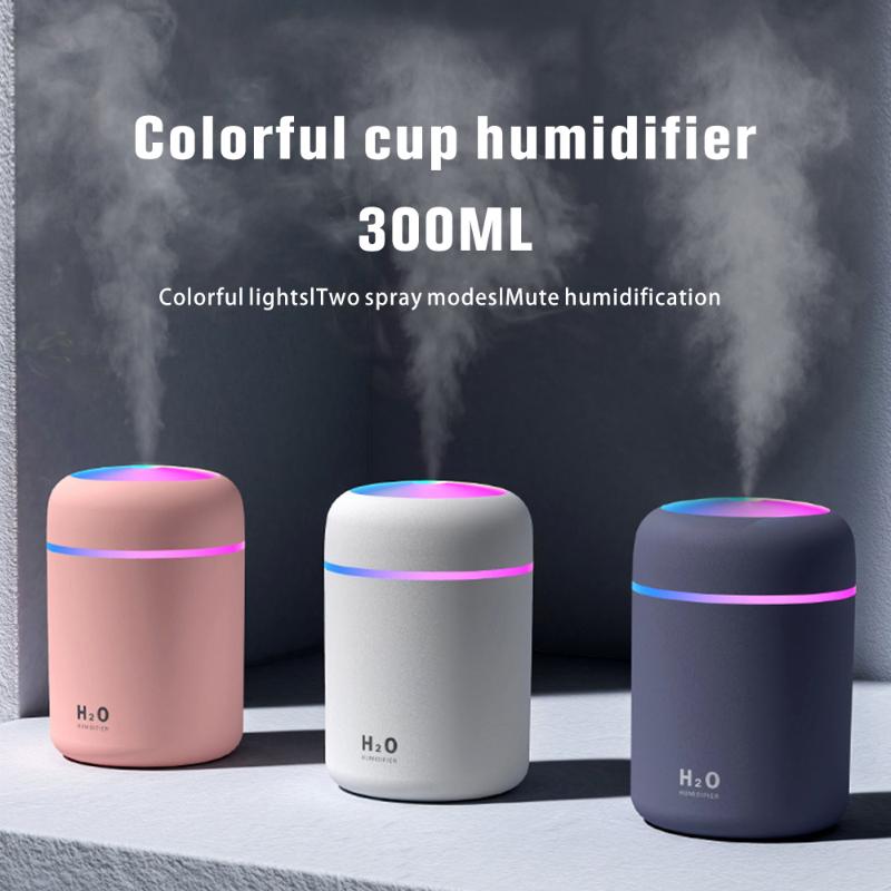 Colors Lights Household Air Purifier 300ml Air Humidifier USB Ultrasonic Dazzle Cup Aroma Diffuser Cleaner Misting Cooler
Colors Lights Household Air Purifier 300ml Air Humidifier USB Ultrasonic Dazzle Cup Aroma Diffuser Cleaner Misting Cooler