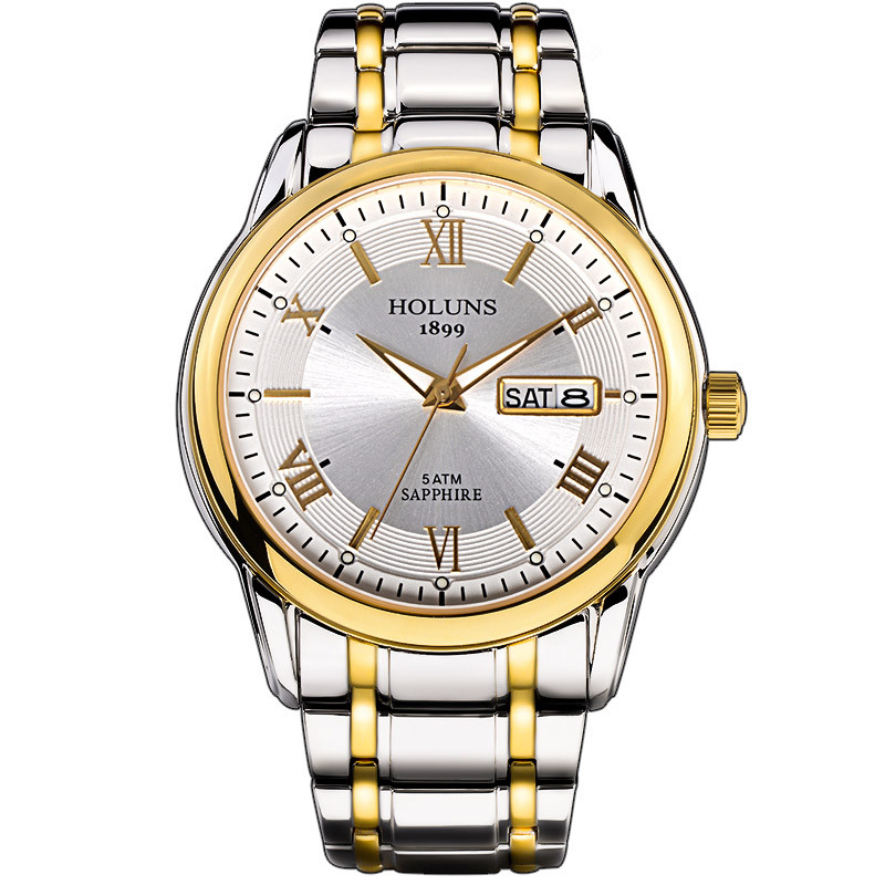 HOLUNS relogio masculino full stainless steel men automatic watch top 5ATM waterproof Super luminous dropshipping, Quartz silver black
HOLUNS relogio masculino full stainless steel men automatic watch top 5ATM waterproof Super luminous dropshipping, Quartz silver black