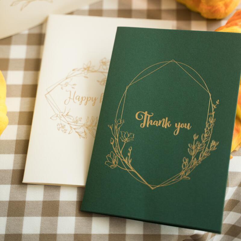 10pcs/lot Bronzing Garland Printing Paper Gift Card Simple Retro European Thank You Card Birthday Christmas Greeting
10pcs/lot Bronzing Garland Printing Paper Gift Card Simple Retro European Thank You Card Birthday Christmas Greeting