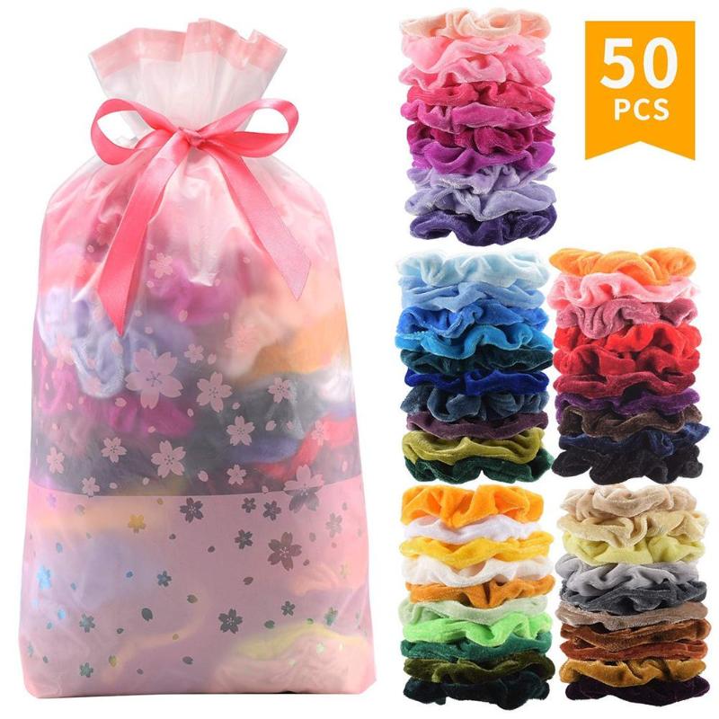 50pcs New Arrival Fashion Women Lovely Satin Hair Bands Bright Color Hair Scrunchies Girl's Tie Accessories Ponytail Holder
50pcs New Arrival Fashion Women Lovely Satin Hair Bands Bright Color Hair Scrunchies Girl's Tie Accessories Ponytail Holder