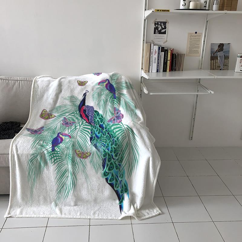 Color Peacock Butterfly Green Leaf Printed Flannel Blanket Soft Throw Blanket Machine Washable Blankets for Beds
Color Peacock Butterfly Green Leaf Printed Flannel Blanket Soft Throw Blanket Machine Washable Blankets for Beds