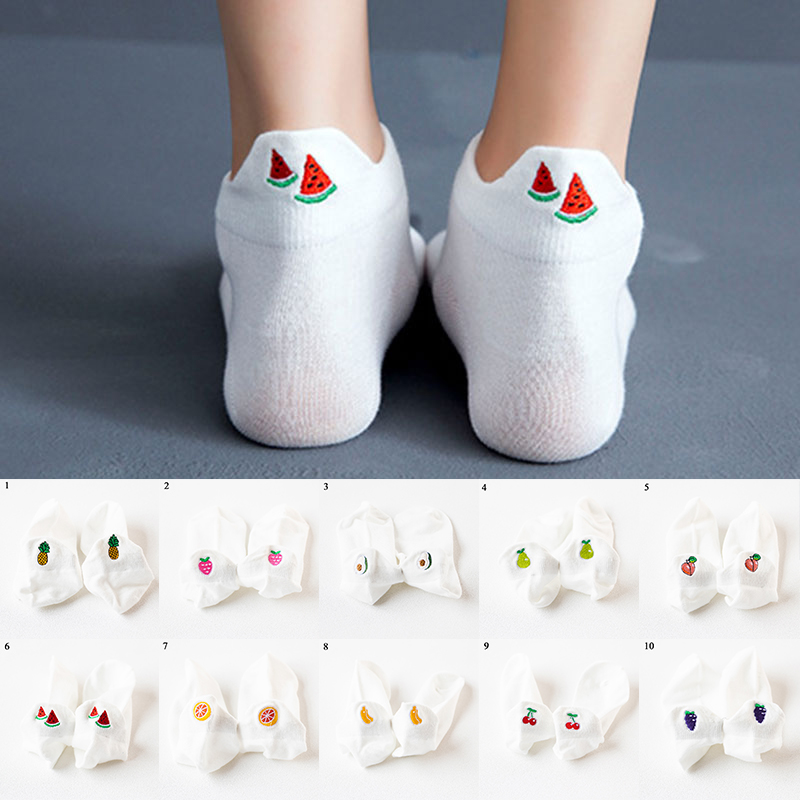 2020 Fashion Cute Harajuku Short Boat Socks Cartoon Fruit Embroidery Cotton Breathable Hosiery Ankle Socks Soft Women Girls
2020 Fashion Cute Harajuku Short Boat Socks Cartoon Fruit Embroidery Cotton Breathable Hosiery Ankle Socks Soft Women Girls