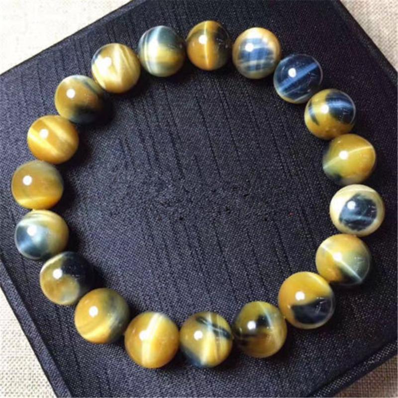Genuine Blue Yellow Natural Tiger's Eye Bracelets 10mm Women Men Stretch Crystal Round Bead Bracelet Drop Shipping
Genuine Blue Yellow Natural Tiger's Eye Bracelets 10mm Women Men Stretch Crystal Round Bead Bracelet Drop Shipping
