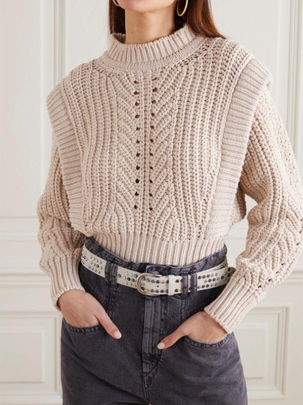 O-neck Womens Knitted Sweater Hollow Out Lady Autumn and Winter New Knitwear Female Long Sleeve Pullover Top 2020 New, A sweater
O-neck Womens Knitted Sweater Hollow Out Lady Autumn and Winter New Knitwear Female Long Sleeve Pullover Top 2020 New, A sweater