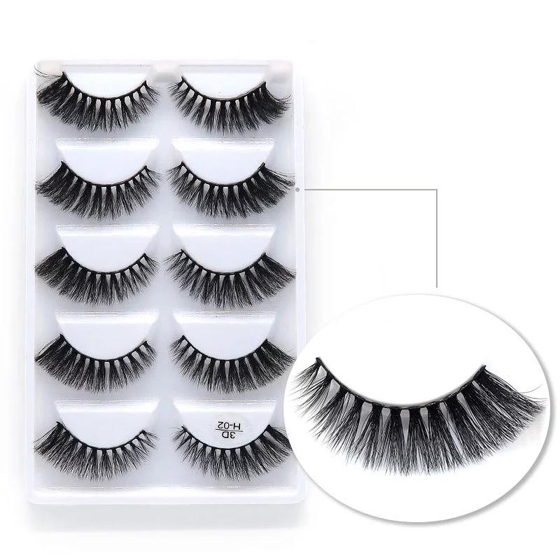 New Full 5 Pairs one box 3D Mink Hair False Eyelashes Natural Thick Long Eye Lashes Wispy Makeup Beauty Extension Tools H02
New Full 5 Pairs one box 3D Mink Hair False Eyelashes Natural Thick Long Eye Lashes Wispy Makeup Beauty Extension Tools H02