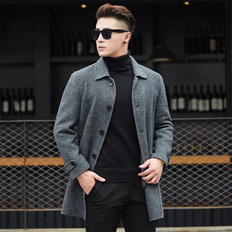 new 2020 Classic Autumn Winter Casual Men Wool Coats Warm Jackets Slim Single Button Outwear Solid Overcoats 4 Style Choose
new 2020 Classic Autumn Winter Casual Men Wool Coats Warm Jackets Slim Single Button Outwear Solid Overcoats 4 Style Choose