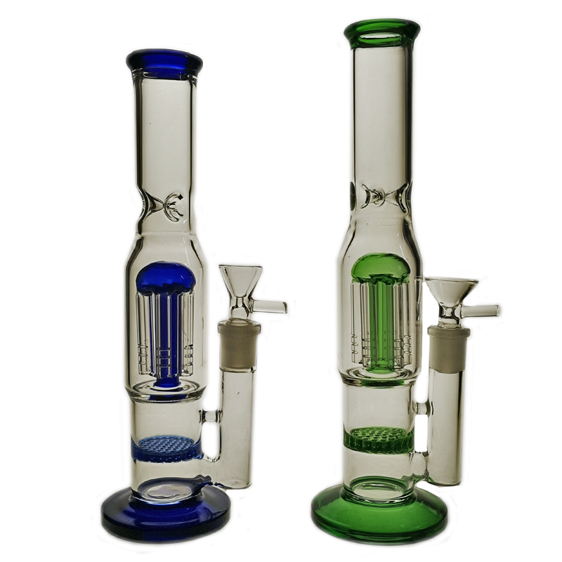 10 Inch Tall Glass Bong Hookahs with 6-Trees and Honeycomb Percolate Mini Oil Rig smoking pipes joint 14.4mm Saml PG5171
10 Inch Tall Glass Bong Hookahs with 6-Trees and Honeycomb Percolate Mini Oil Rig smoking pipes joint 14.4mm Saml PG5171