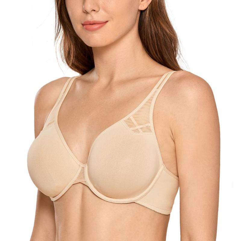 Women's Smooth Full coverage Molded Firm Support Unlined Underwire Seamless Bra Plus Size, Beige02
Women's Smooth Full coverage Molded Firm Support Unlined Underwire Seamless Bra Plus Size, Beige02