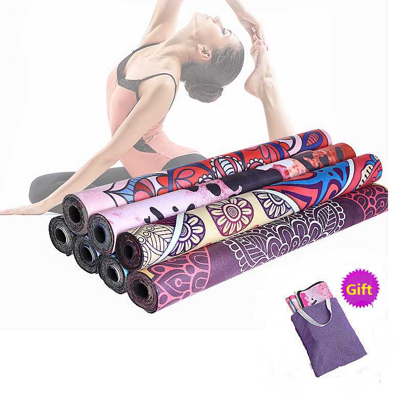183cm*68cm*0.15cm Natural Rubber Suede Yoga Mat Ultra-thin Folding Soft Printing Sweat-absorbent Yoga Pad Fitness Exercise Mat, Pink
183cm*68cm*0.15cm Natural Rubber Suede Yoga Mat Ultra-thin Folding Soft Printing Sweat-absorbent Yoga Pad Fitness Exercise Mat, Pink