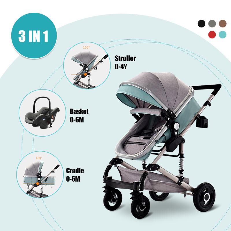 Four Wheels Folding Baby Trolley High-view Baby Strolley Multi-functional Pam Kids Stroller Carriage Pushchair For Newborns
Four Wheels Folding Baby Trolley High-view Baby Strolley Multi-functional Pam Kids Stroller Carriage Pushchair For Newborns