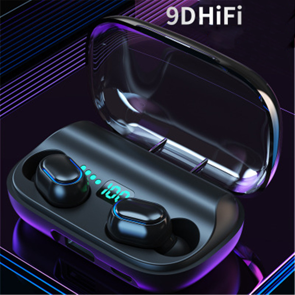 T11 TWS Wireless Headphones Bluetooth 5.0 In-Ear 3300mAh charging bin For Smart Phone Earphones Stereo Sound Earbuds Dual, White
T11 TWS Wireless Headphones Bluetooth 5.0 In-Ear 3300mAh charging bin For Smart Phone Earphones Stereo Sound Earbuds Dual, White
