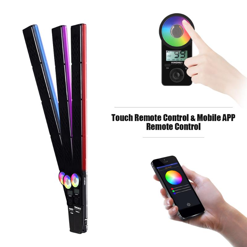 YONGNUO YN360 III YN360III LED Video Light Touch Adjusting Bi-colo 3200-5500K RGB Handheld Fill Light Bar with Remote Control
YONGNUO YN360 III YN360III LED Video Light Touch Adjusting Bi-colo 3200-5500K RGB Handheld Fill Light Bar with Remote Control