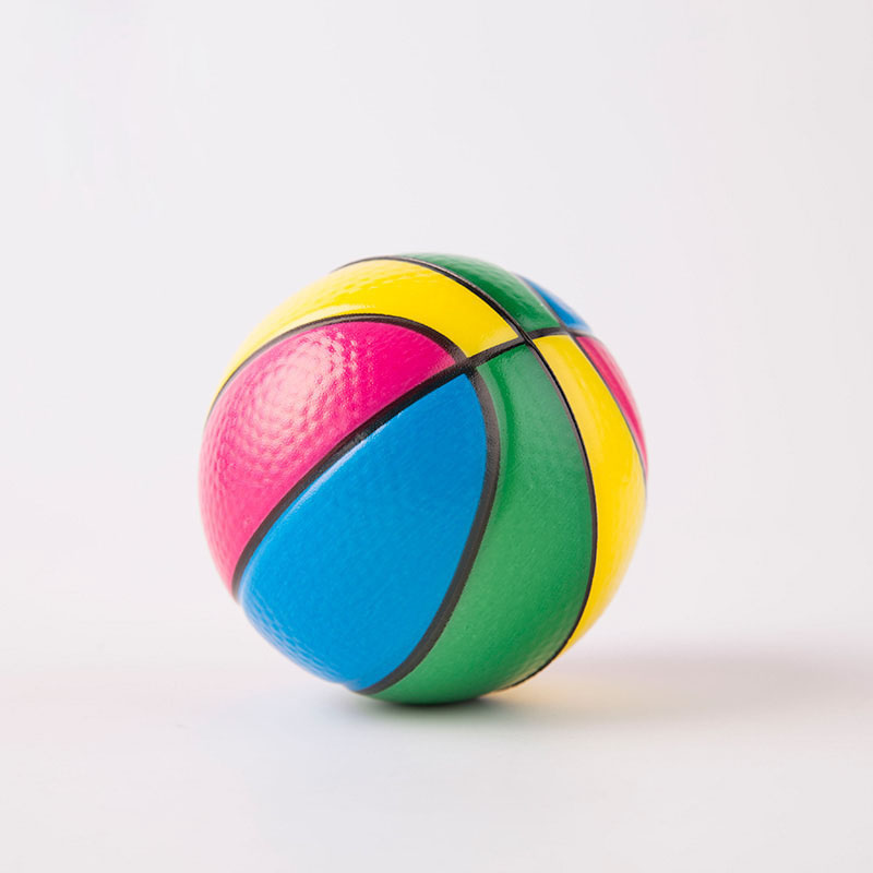 Colorful PU Foam Ball Kindergarten Baby Toy Balls Anti Stress Ball Squeeze Toys Stress Relief Decompression Toys Anxiety Reliever