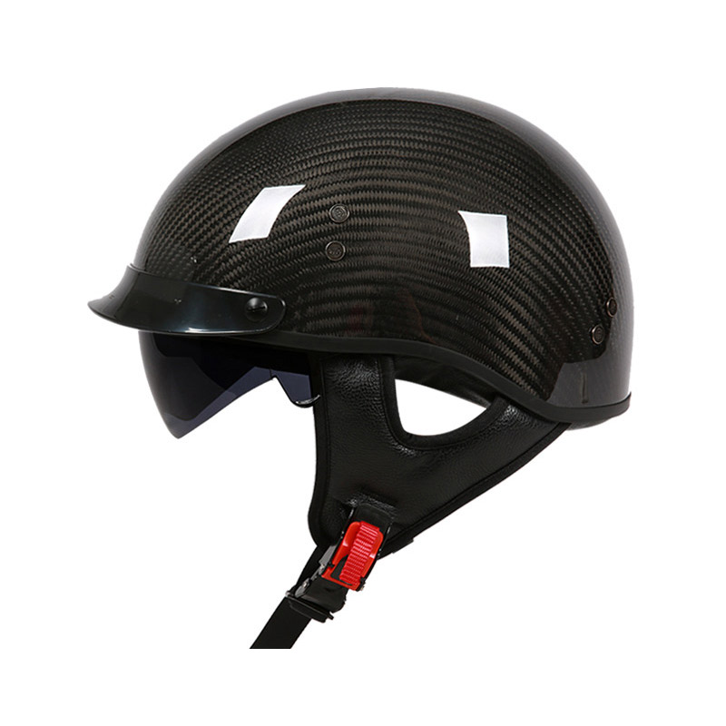 VCOROS carbon fiber motorcycle helmet with inner sun visor lens half face vintage moto helmets open face motorbike helme
VCOROS carbon fiber motorcycle helmet with inner sun visor lens half face vintage moto helmets open face motorbike helme