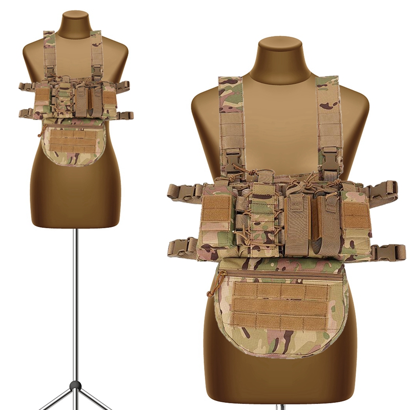 Universal Radio Chest Harness Bag Pocket Pack Holster Tactical Molle Chest Rig Vest, Black
Universal Radio Chest Harness Bag Pocket Pack Holster Tactical Molle Chest Rig Vest, Black