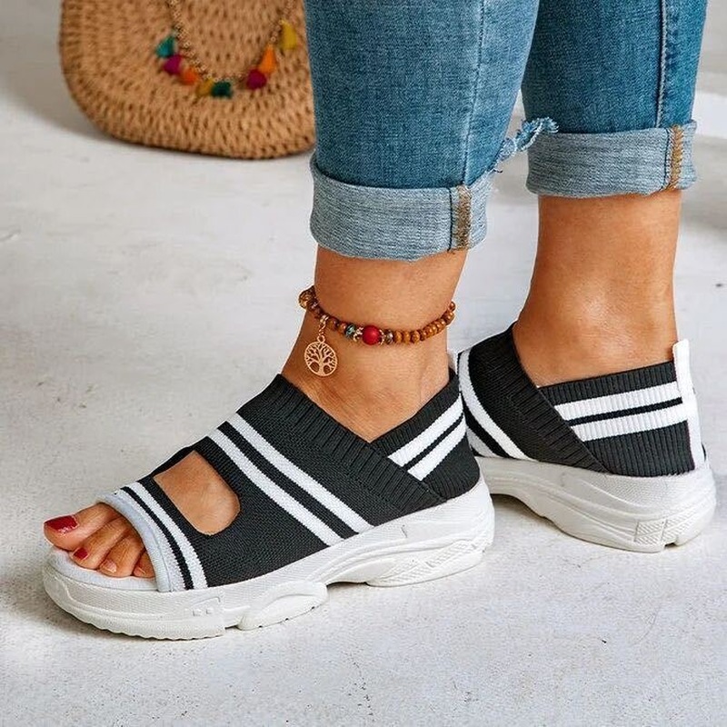NEW Summer Women Sandals Open Toe Wedges Platform Ladies Shoes Knitting Lightweight Sneakers Sandals Big Size Zapatos Mujer, Yellow
NEW Summer Women Sandals Open Toe Wedges Platform Ladies Shoes Knitting Lightweight Sneakers Sandals Big Size Zapatos Mujer, Yellow
