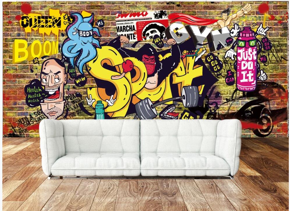 3d wallpaper custom photo mural Retro nostalgic doodle gym TV background home decor 3d wall murals wallpaper for living room, Non-woven wallpaper
3d wallpaper custom photo mural Retro nostalgic doodle gym TV background home decor 3d wall murals wallpaper for living room, Non-woven wallpaper