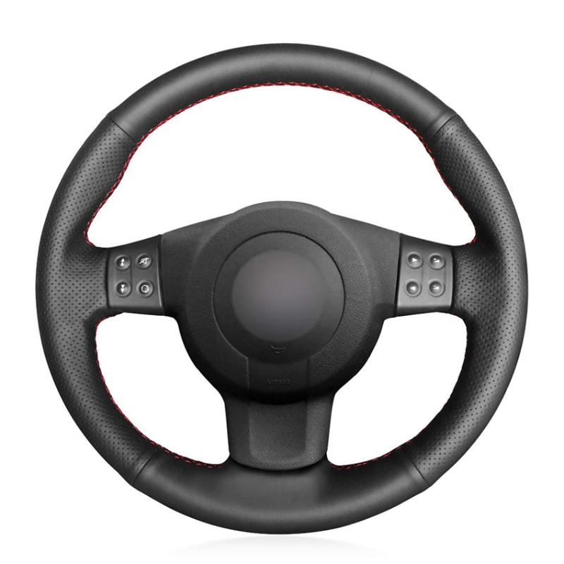 Black Artificial Leather Car Steering Wheel Cover for Seat Leon (2) 2006-2008 Ibiza (6L) 2007
Black Artificial Leather Car Steering Wheel Cover for Seat Leon (2) 2006-2008 Ibiza (6L) 2007