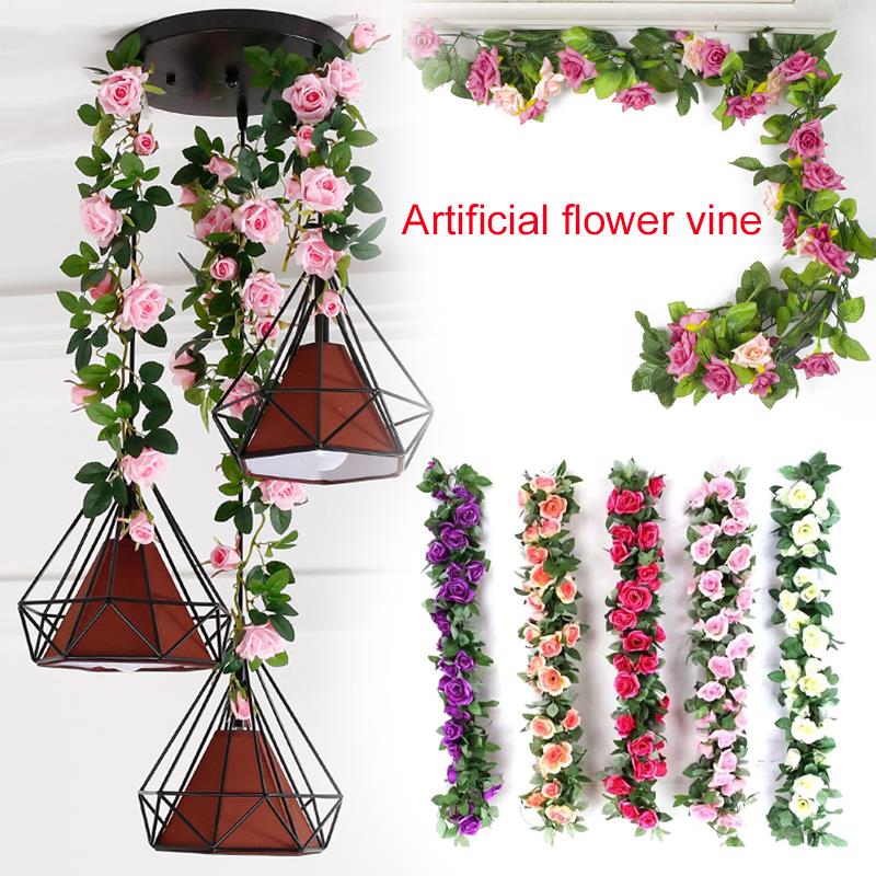 2.4M Beautiful Rose Flower String Artificial Rose Flowers Fake Plant Home Decor Fashion Simulation Vines Emulation, Red
2.4M Beautiful Rose Flower String Artificial Rose Flowers Fake Plant Home Decor Fashion Simulation Vines Emulation, Red