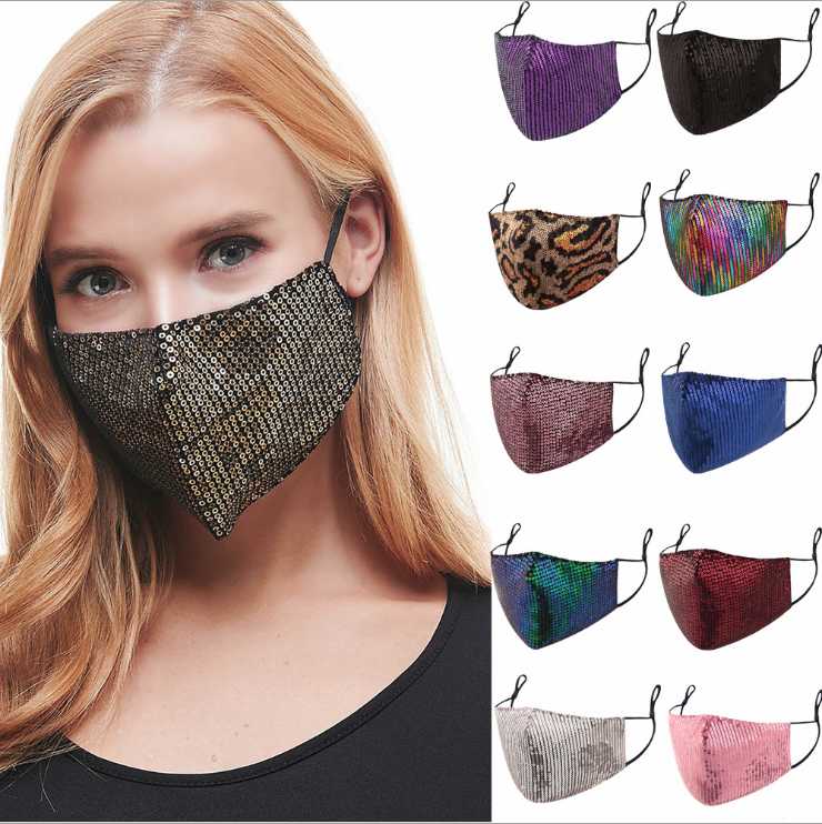 3D Sequins Bling Mask Washable Reusable PM2.5 Face Mask Anti Fog Shield Sun Color Gold Elbow Face Cover Anti Dust Mouth Mask Drop Ship
3D Sequins Bling Mask Washable Reusable PM2.5 Face Mask Anti Fog Shield Sun Color Gold Elbow Face Cover Anti Dust Mouth Mask Drop Ship